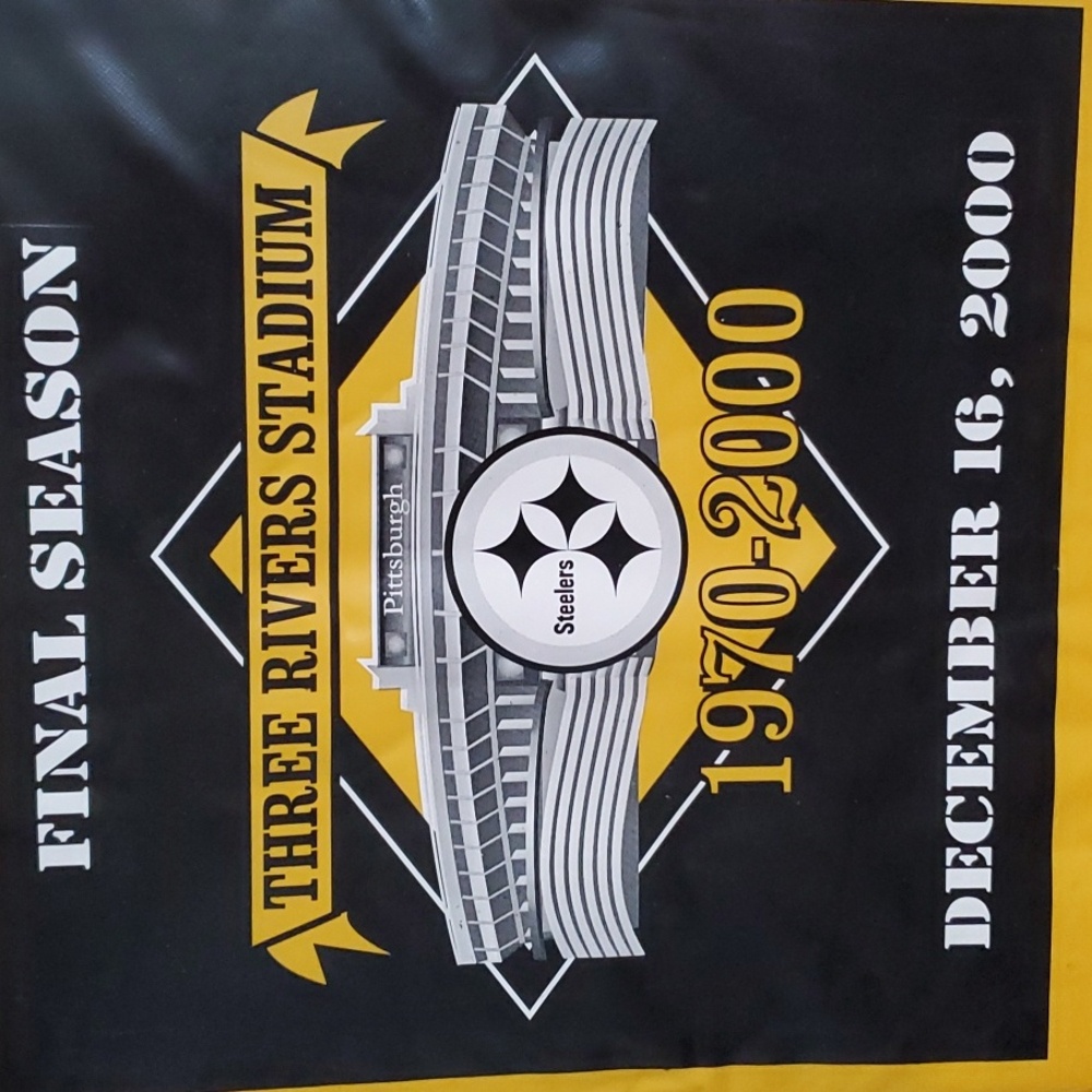 Vintage Pittsburgh Steelers Seat Cushion